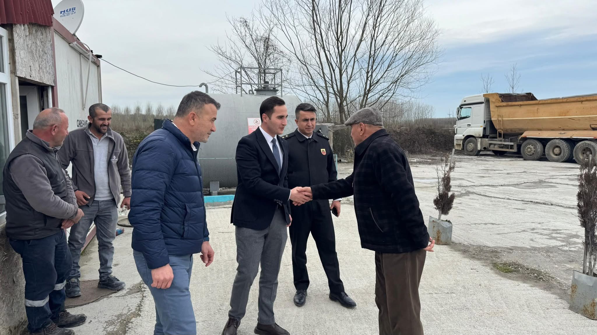 Salıpazarı Kaymakamı Ahmet Faruk Beyazıt’tan Çarşamba Hazır Beton İşletmesine Ziyaret