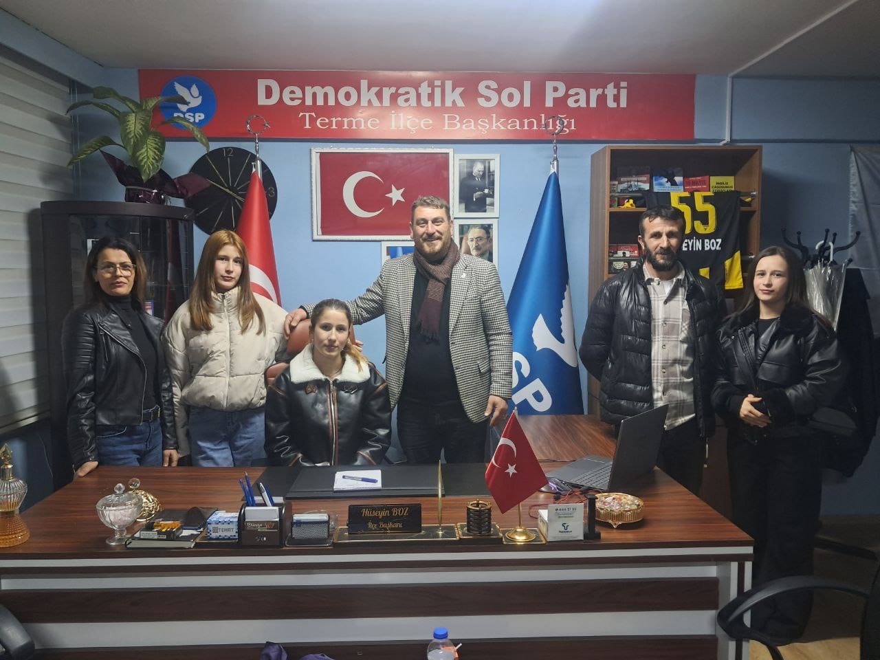 DSP Terme İlçe Başkanı Hüseyin Boz: Doğup Büyüdüğü Topraklara Büyük Yatırım