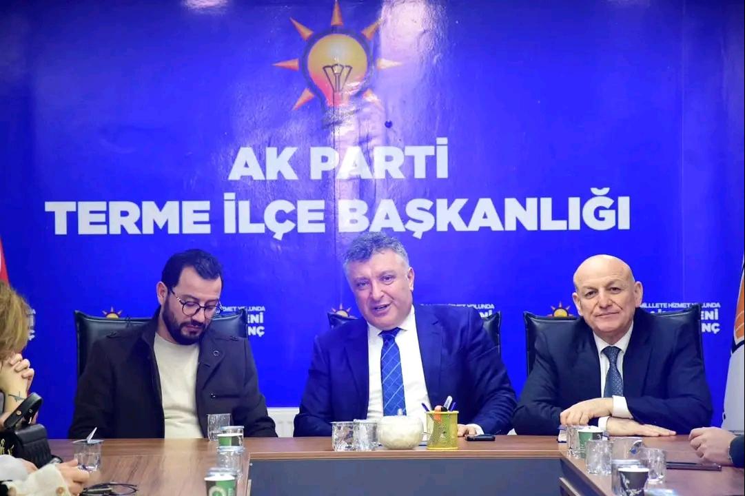 Terme’de AK Parti İlçe Yönetim Kurulu Toplantısı: Yeni Dönem Projeleri Masaya Yatırıldı