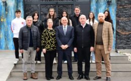 TERME, SPORCULARIYLA GURUR DUYUYOR! BAŞKAN ŞENOL KUL, BAŞARILI KICK BOKS SPORCULARIYLA YALI KAFE’DE BULUŞTU