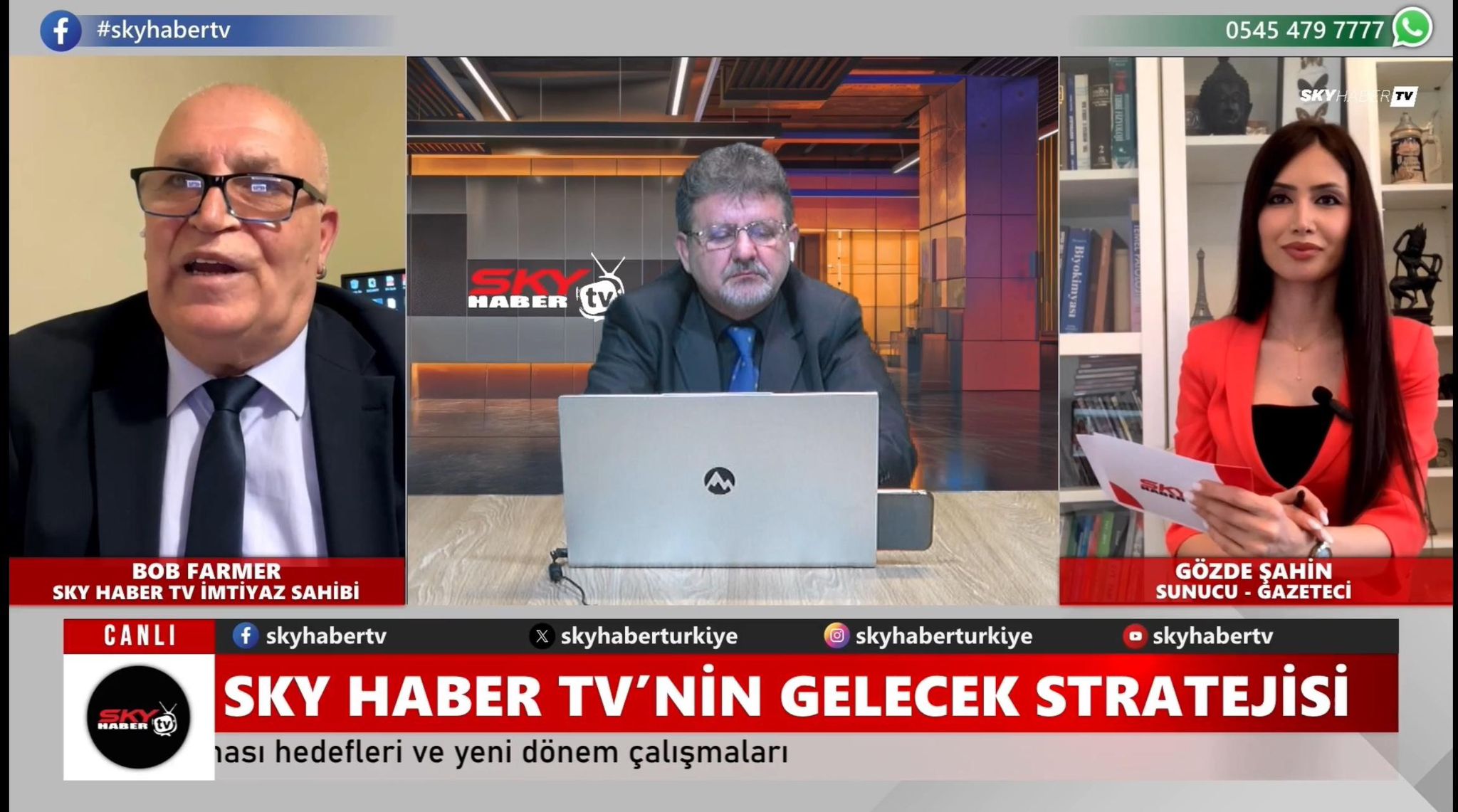 Uluslararası Medyada Sky Haber Tv’nin Vizyonu Skyhaber Tv İmtiyaz Sahibi ve WPFUK Genel Başkanı Sayın Bob Farmer; Sky Haber TV’nin yayın politikası,