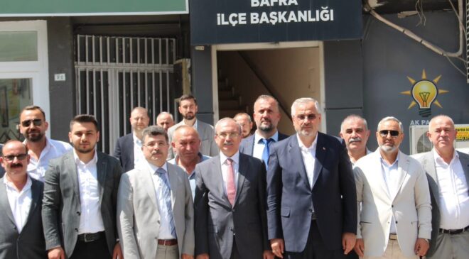 ORHAN KIRCALI’DAN BAFRA’YA BAYRAM ZİYARETİ: GÖNÜLLERİ FETHEDEN BULUŞMA  Cemal PEKER ,Özel Haber