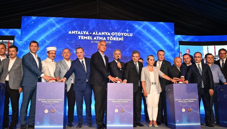 ANTALYA ALANYA OTOYOL TEMELİ ATILDI.Kadir HIDIR