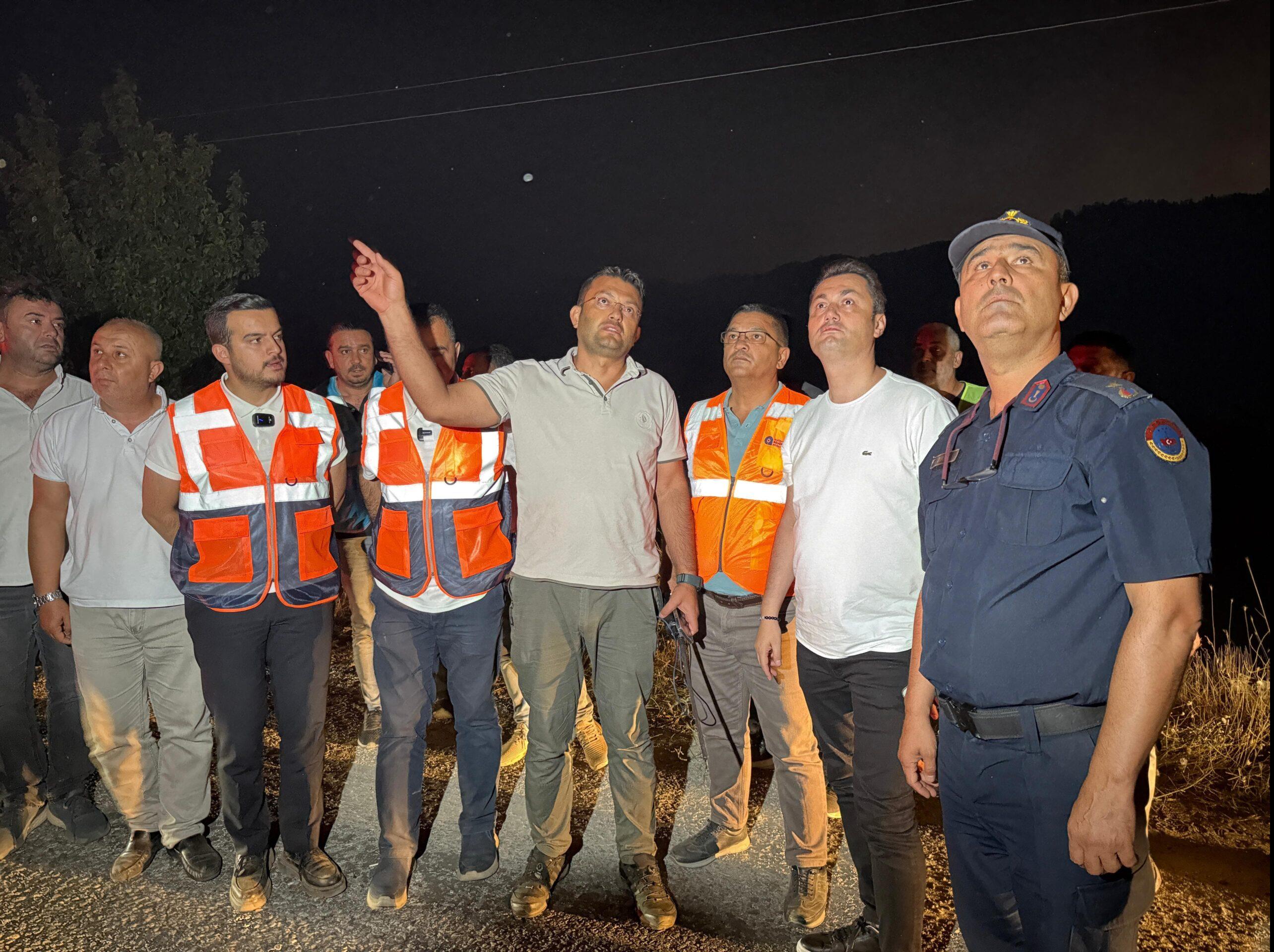 ALANYA DA YANGIN HALA SÖNDÜRÜLEMEDİ.Kadir HIDIR