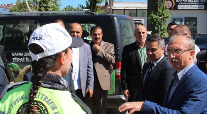 BAFRA’DA TARİH YAZILDI: İLK KADIN ŞAHİN POLİS MEMURU GÖREVE BAŞLADI  MİLLETVEKİLİ ORHAN KIRCALI: CESARETİ, ÖZVERİSİ VE DURUŞUYLA TÜM KADINLARA İLHAM OLUYOR