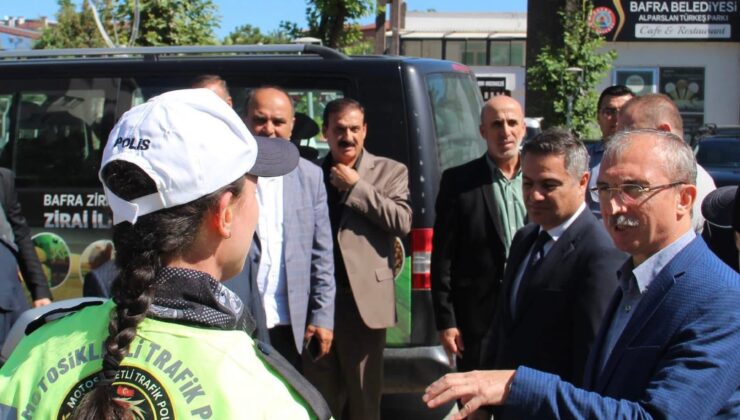 BAFRA’DA TARİH YAZILDI: İLK KADIN ŞAHİN POLİS MEMURU GÖREVE BAŞLADI  MİLLETVEKİLİ ORHAN KIRCALI: CESARETİ, ÖZVERİSİ VE DURUŞUYLA TÜM KADINLARA İLHAM OLUYOR