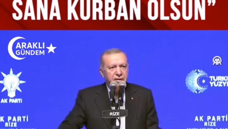 CUMHURBAŞKANI ERDOĞAN RİZE’DE HALKLA BULUŞTU  RİZE’DE COŞKU, SEVGİ VE LİDERLİK TABLOSU  “TAYYİP DEDEN SANA KURBAN OLSUN” SÖZÜ SALONU DUYGULANDIRDI