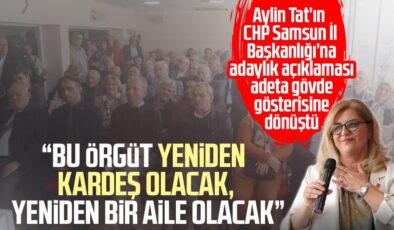 CHP’DE DENGELER DEĞİŞİYOR: AYLİN TAT’TAN SAMSUN’DA TARİHİ ADAYLIK MESAJI  “ŞİMDİ DEĞİŞİM VAKTİ” DİYEN AYLİN TAT, SADECE BİR ADAY DEĞİL, YENİ DÖNEMİN SEMBOLÜ OLDU