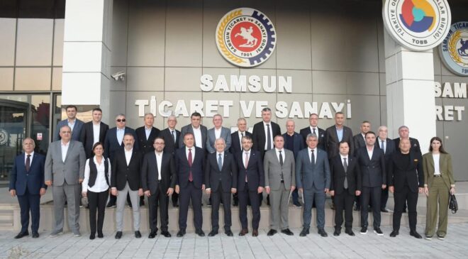 DOĞU KARADENİZ İŞ DÜNYASI SAMSUN’DA TARİHİ BİR BİRLİKTELİĞE İMZA ATTI  BÖLGESEL GÜÇ BİRLİĞİ, ORTAK AKIL VE KALKINMA VİZYONUYLA BİR ARAYA GELDİ