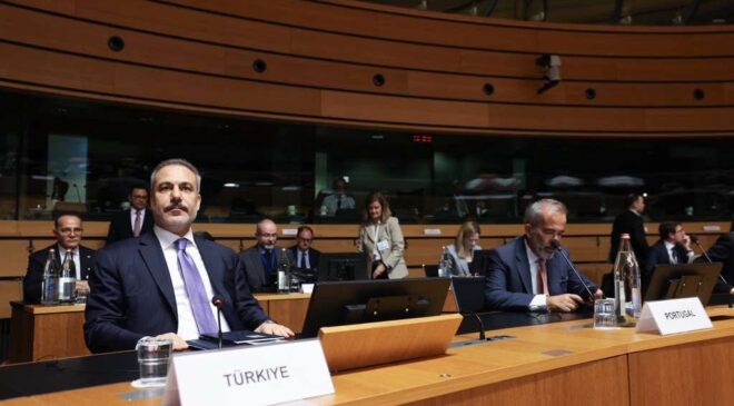 BAKAN HAKAN FİDAN, AVRUPA BİRLİĞİ DIŞ İLİŞKİLER KONSEYİ TOPLANTISINDA TÜRKİYE’NİN KARADENİZ VİZYONUNU DÜNYA GÜNDEMİNE TAŞIDI