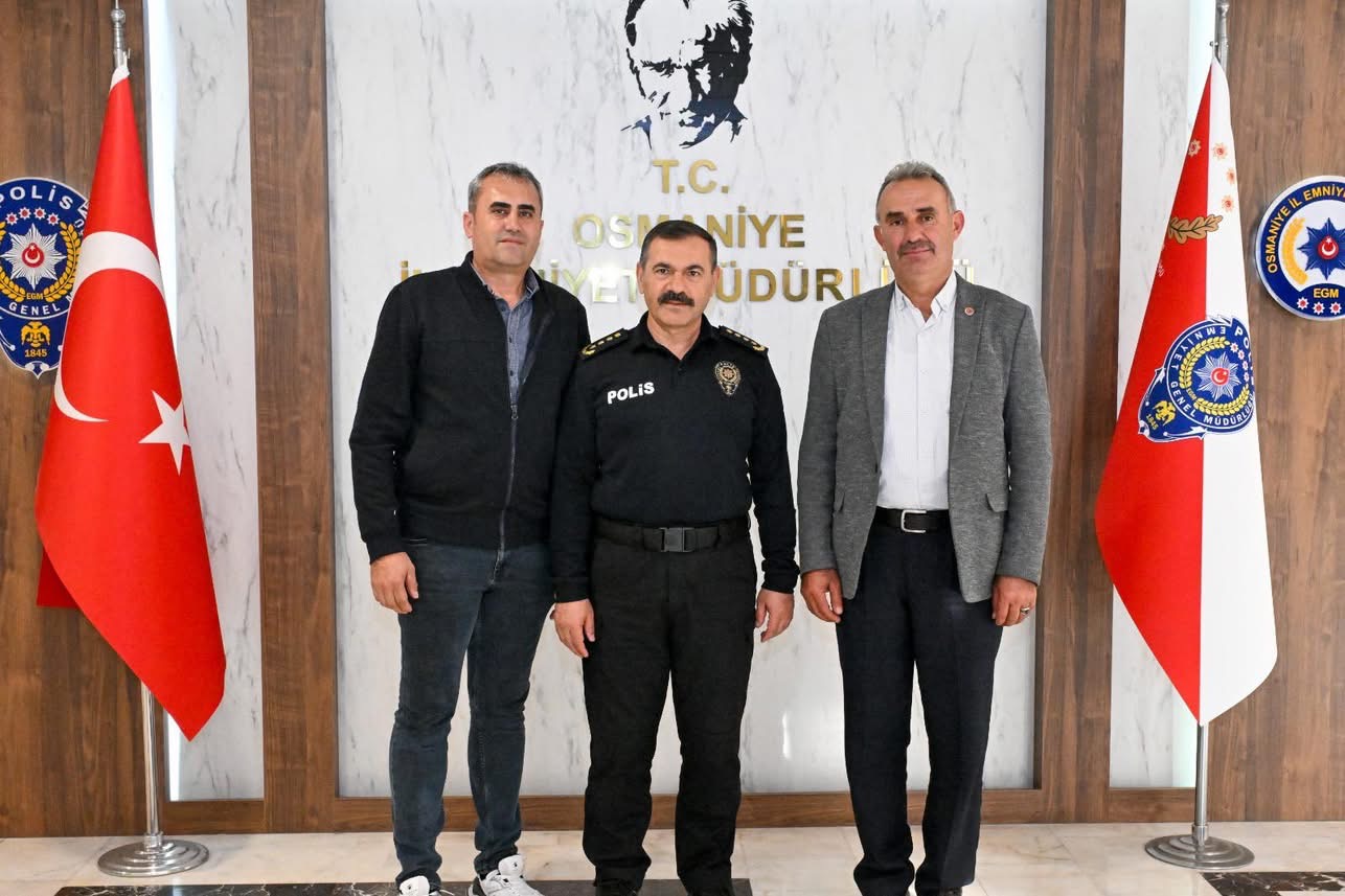 OSMANİYE İL EMNİYET MÜDÜRÜ MEHMET SORIBUVA’YA ANLAMLI ZİYARET