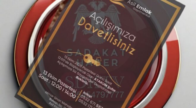 ASİL EMLAK GAYRİMENKUL ATAKUM ŞUBESİ GURURLA AÇILIYOR!
