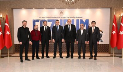 ERZURUM’DA DİPLOMASİ, KÜLTÜR VE AKADEMİ BİR ARADA:  VALİ MUSTAFA ÇİFTÇİ’YE STRATEJİK ZİYARET