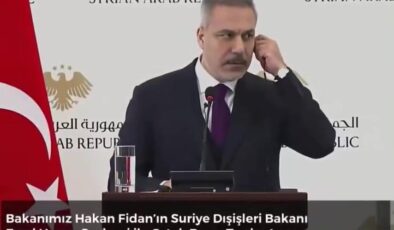 SURİYE’DE DİKKAT ÇEKEN AN: DIŞİŞLERİ BAKANI HAKAN FİDAN’IN AÇIKLAMASI NEDEN YARIM KALDI?
