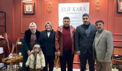 İç mimar Elif karadan Başkan AKTEPEYE tam destek