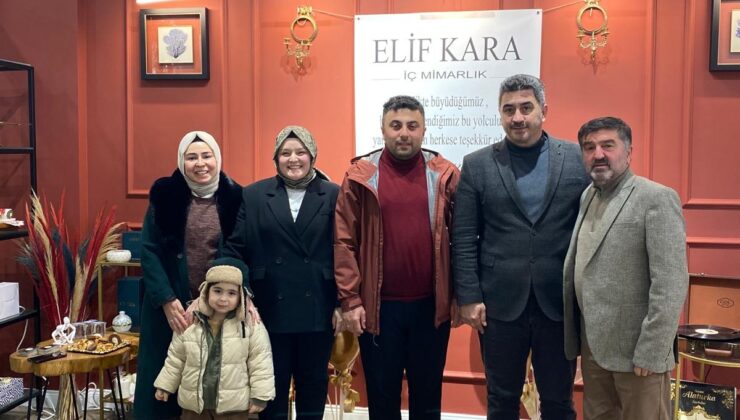 İç mimar Elif karadan Başkan AKTEPEYE tam destek