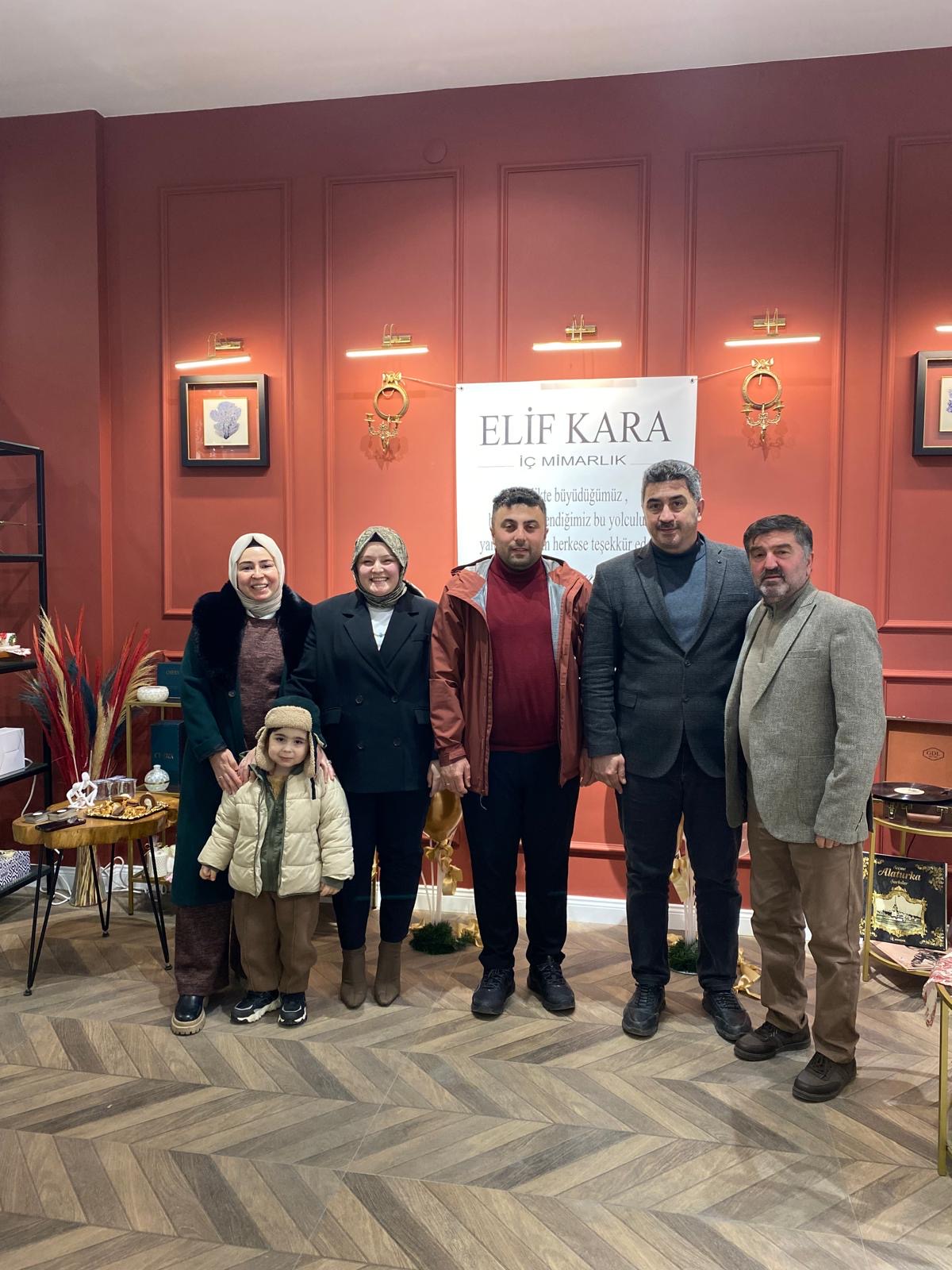 İç mimar Elif karadan Başkan AKTEPEYE tam destek