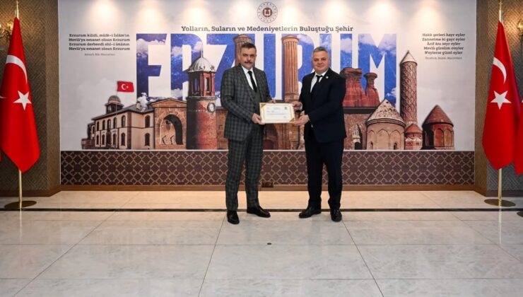 Erzurum Valisi Sayın Mustafa Çiftçi, Çevre, Şehircilik ve İklim Değişikliği Bakanlığı KAP Projesi