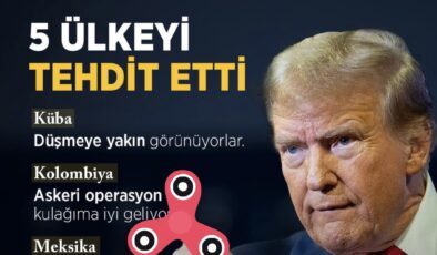 DONALD TRUMP’TAN SERT MESAJLAR SON 24 SAATTE ALTI ÜLKEYE YÖNELİK TEHDİT DİKKAT ÇEKTİ