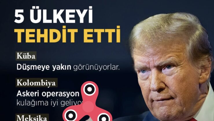 DONALD TRUMP’TAN SERT MESAJLAR SON 24 SAATTE ALTI ÜLKEYE YÖNELİK TEHDİT DİKKAT ÇEKTİ