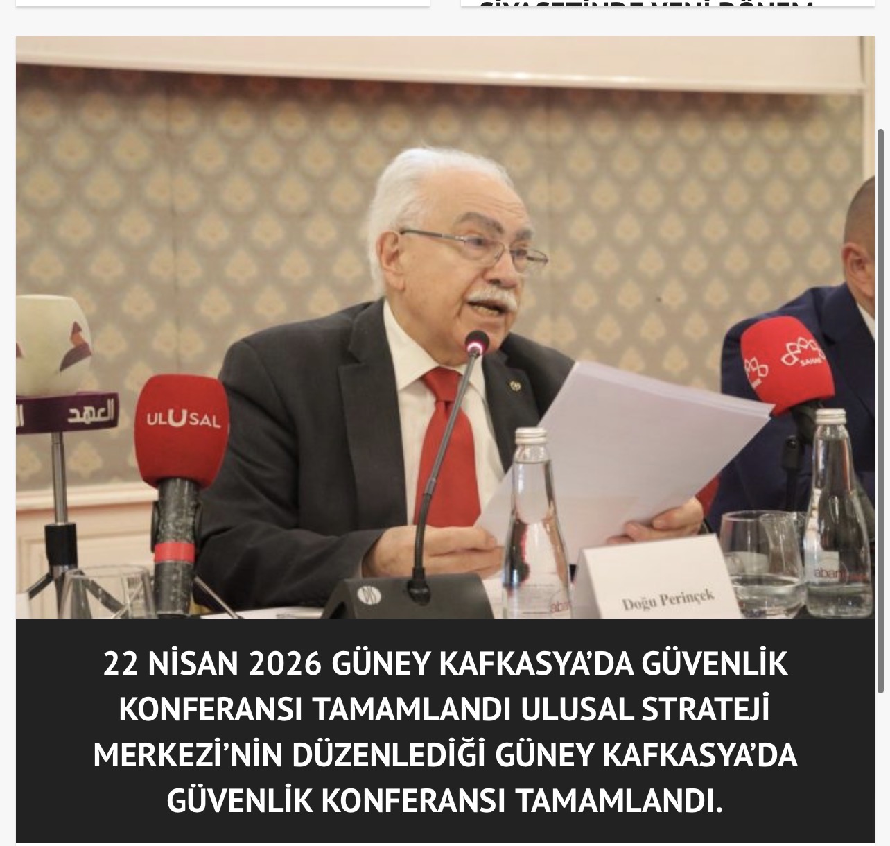 VATAN PARTISI 22 NİSAN 2026 GÜNEY KAFKASYA’DA