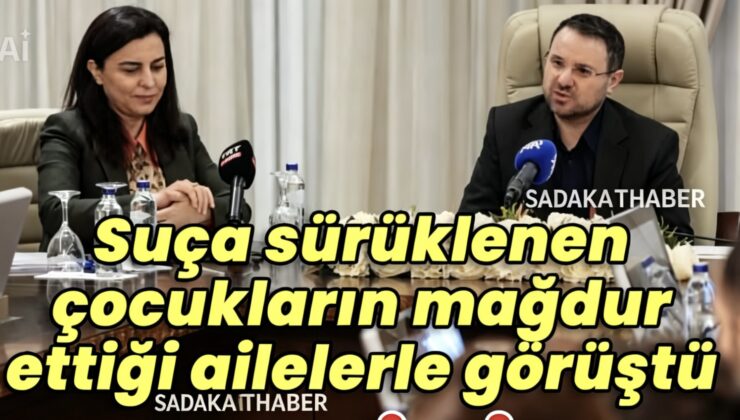 ADALETTE YENİ DÖNEM SİNYALİ BAKAN GÜRLEK’TEN SUÇA SÜRÜKLENEN ÇOCUKLAR’İÇİN KRİTİK ADIM