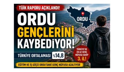 Ordu İçin Kritik Rapor, Türkiye’de En Az Genç Nüfusa Sahip 3. İl Oldu