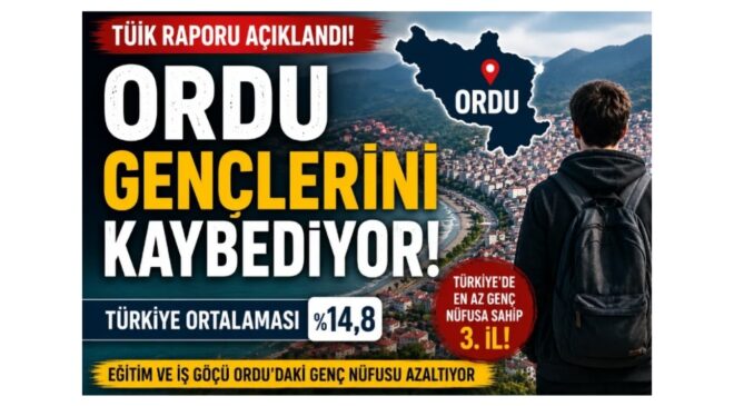Ordu İçin Kritik Rapor, Türkiye’de En Az Genç Nüfusa Sahip 3. İl Oldu