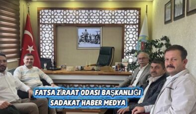 SADAKAT HABER MEDYA  Yargı ve Toplum Temsilcileri Fatsa’da Buluştu  Fatsa Ziraat Odası’na Anlamlı Ziyaret