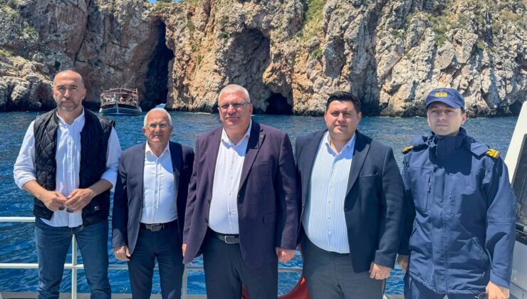 Kumluca’da Turizm Sezonu Öncesi  Kıyı ve Koylarda İnceleme