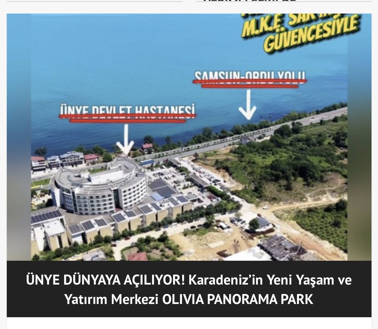 OLIVIA PANORAMA PARK  Hayat Burada Başlıyor…