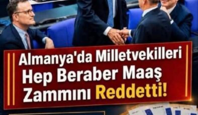 ALMANYA FEDERAL MECLİSİ’NDEN DİKKAT ÇEKEN MESAJ