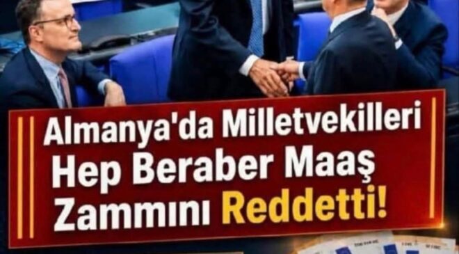 ALMANYA FEDERAL MECLİSİ’NDEN DİKKAT ÇEKEN MESAJ