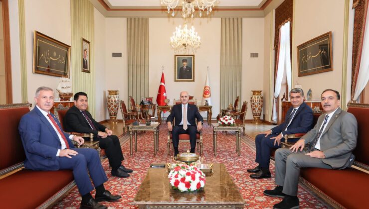 TBMM’DE SİYASİ DİYALOG VE UZLAŞI TRAFİĞİ  TBMM Başkanı Numan Kurtulmuş, Yeni Yol Partisi Heyetini Kabul Etti