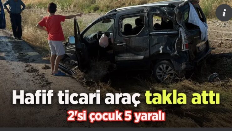 Vezirköprü’de Feci Kaza: Hafif Ticari Araç Takla Attı 2’si Çocuk 5 Kişi Yaralandı Haber cemal Peker