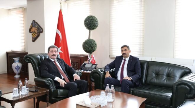 Samsun Yargısında Yeni Dönem Başladı Cumhuriyet Başsavcısı Mustafa Çakmak’tan Vali Orhan Tavlı’ya Nezaket Ziyareti