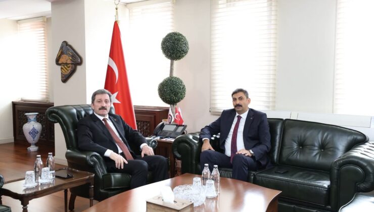 Samsun Yargısında Yeni Dönem Başladı Cumhuriyet Başsavcısı Mustafa Çakmak’tan Vali Orhan Tavlı’ya Nezaket Ziyareti