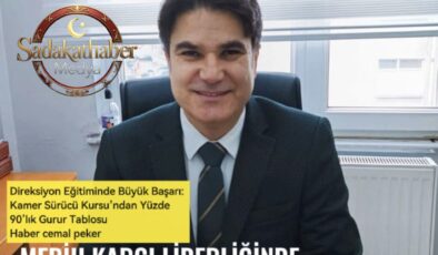 Direksiyon Eğitiminde Büyük Başarı: Kamer Sürücü Kursu’ndan Yüzde 90’lık Gurur Tablosu