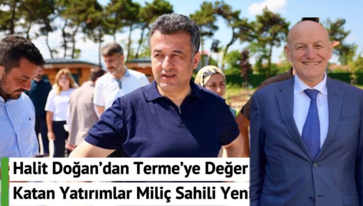 Halit Doğan’ın Terme Ziyaretinde Dikkat Çeken Protokol Detayı  Miliç’te Gözler Aynı Kareyi Aradı İddialar Gündeme Oturdu